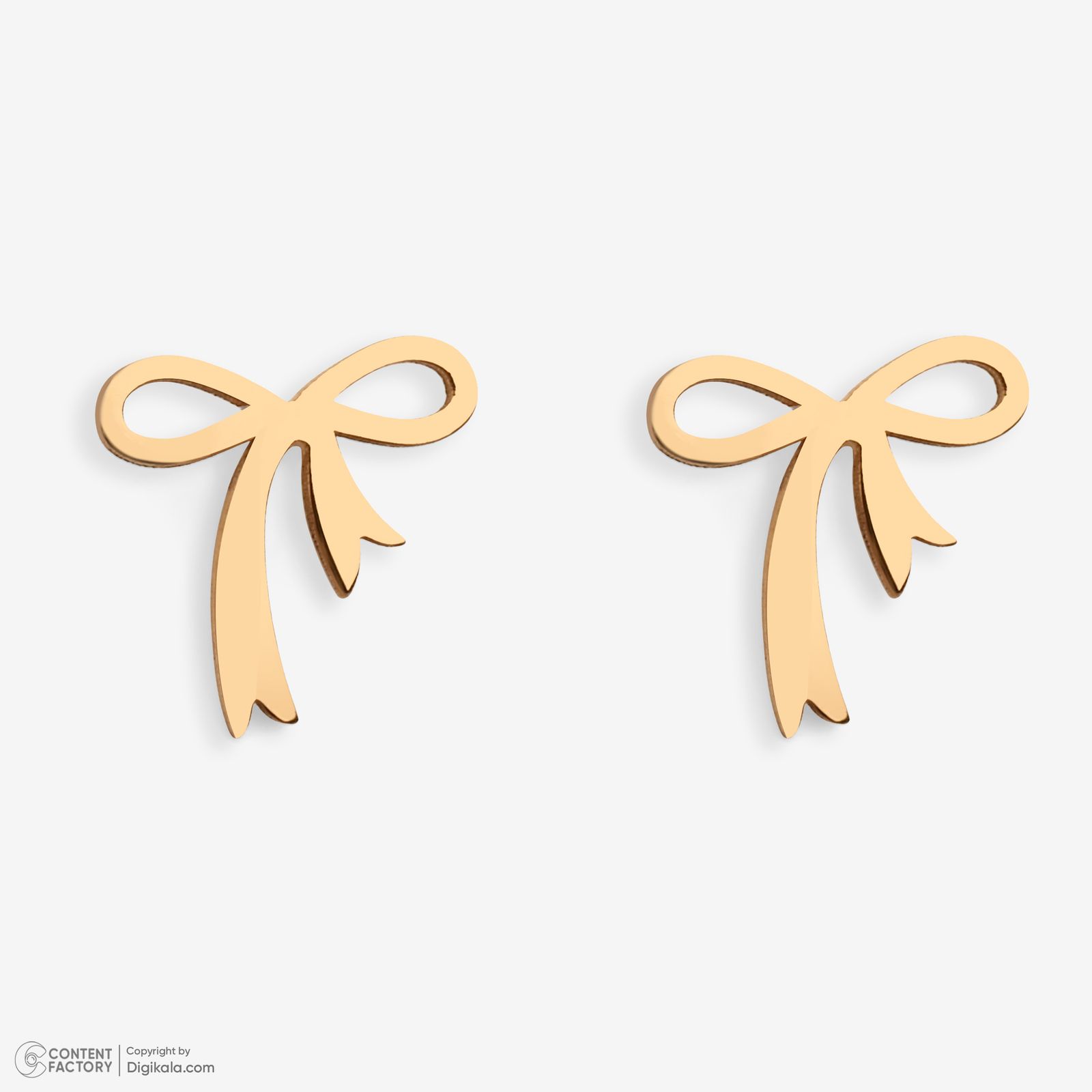 نیم ست طلا 18 عیار زنانه سایا گلد مدل پاپیون ns27 -  - 8