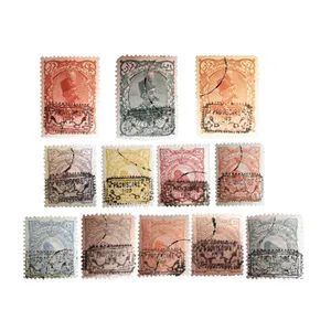 تمبر یادگاری مدل مظفری کد v-200 مجموعه 12 عددی 