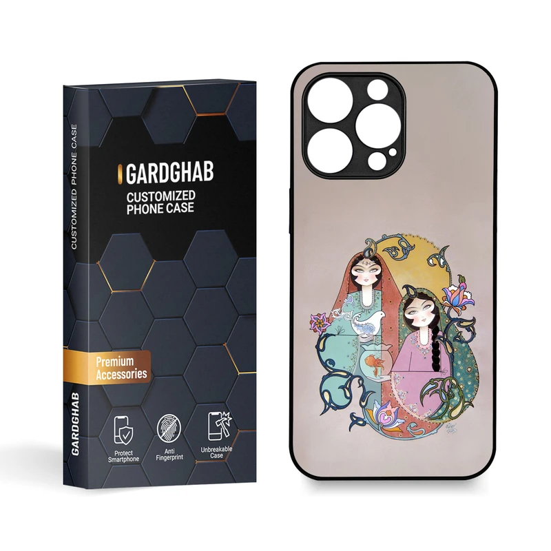 کاور گارد قاب مدل دخترانه مناسب برای گوشی موبایل اپل iPhone 15 Pro Max