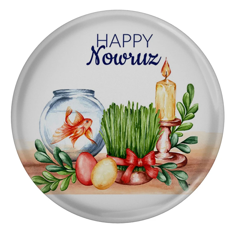 پیکسل مدل S12723 طرح ماهی سفره هفت سین عید نوروز و سبزه