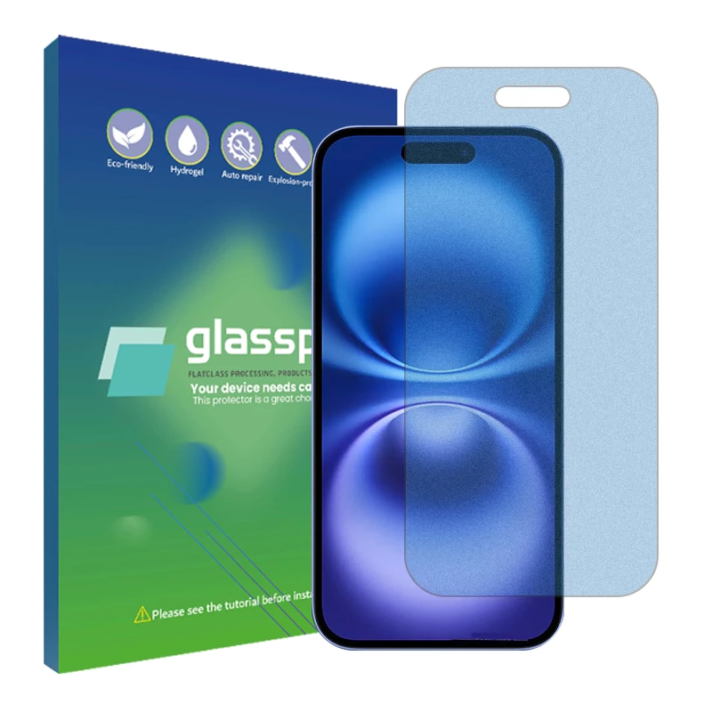 محافظ صفحه نمایش مات آنتی بلو گلس پرو مدل Resistant مناسب برای گوشی موبایل اپل iPhone 16 Plus