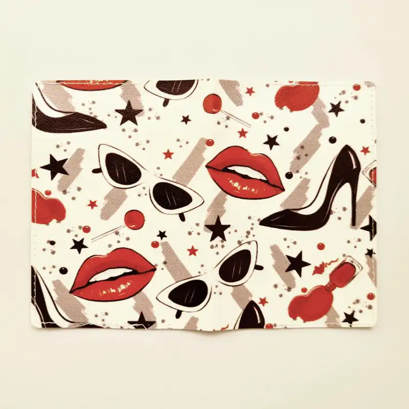 جلد شناسنامه طرح لوازم آرایش مدل IDC020733