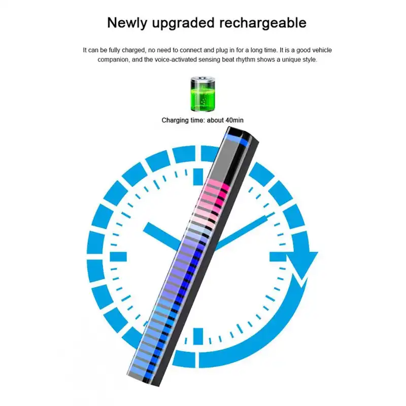 رقص نور مدل اکولایزر سه بعدی کد D10-RGB بسته 2 عددی
