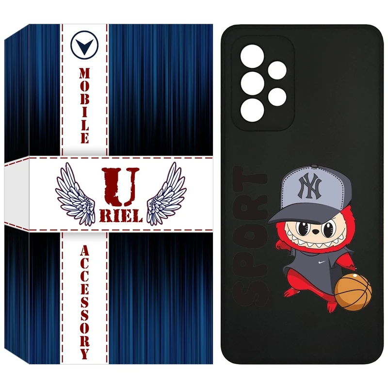 کاور یوریل قاب مدل KSH کد 148 طرح عروسک لبوبو مناسب برای گوشی موبایل سامسونگ Galaxy A72