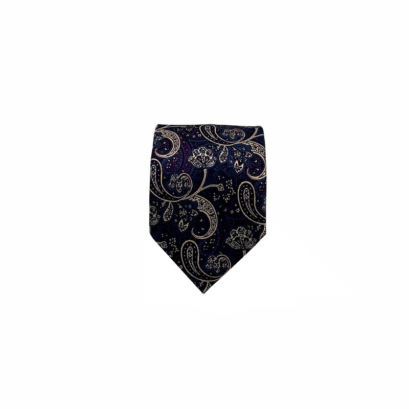 ست کراوات و دستمال جیب مردانه آریوان مدل بته جقه کد TK9901