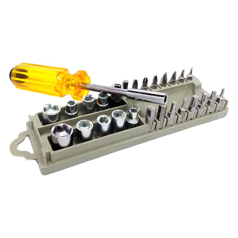 سری پیچ گوشتی و سری بکس مدل JX  CS_28  بسته 28 عددی