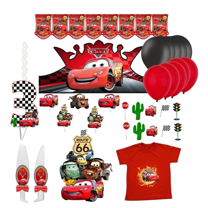 مجموعه 39 عددی تم تولد مدل ماشین مک کوئین کد 103