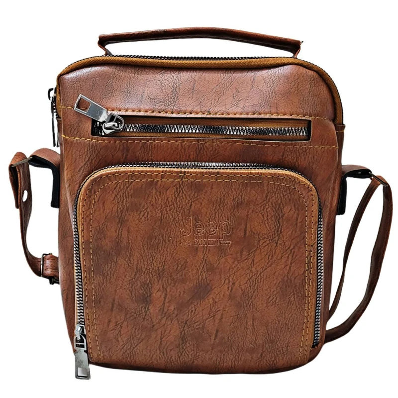 کیف دوشی مردانه جیپ مدل اداری ساده 091