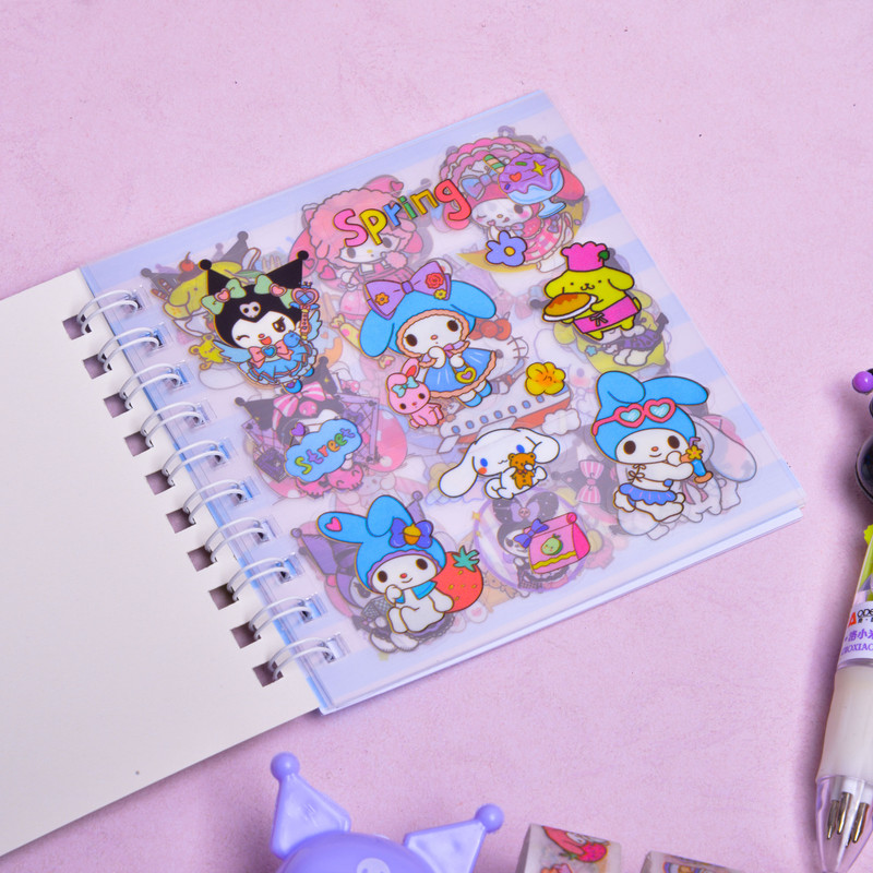 بسته لوازم تحریر مدل کرومی و گروه سانریو بسته 22 عددی