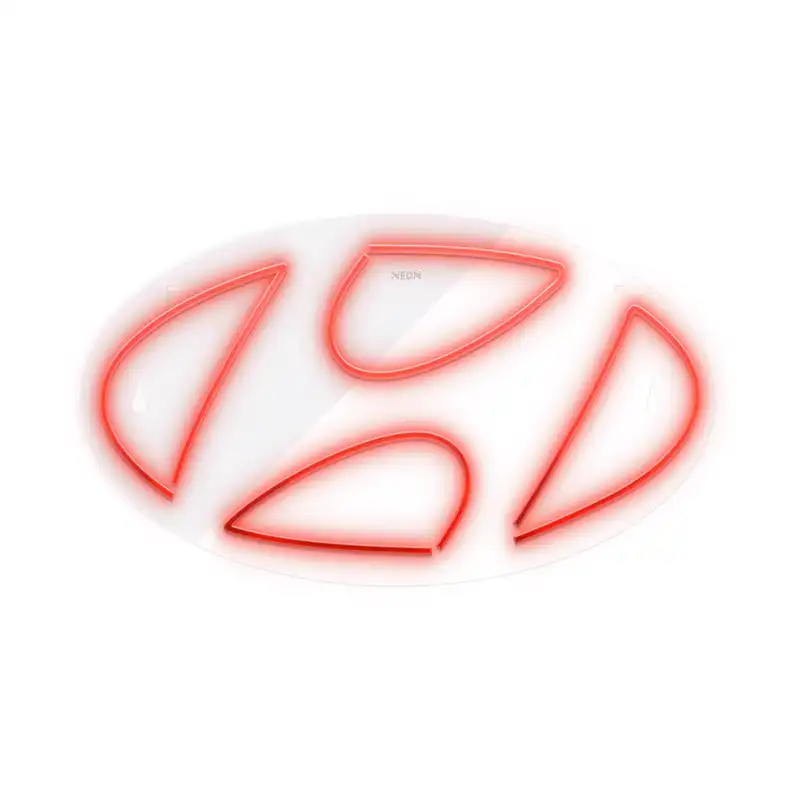 چراغ دیواری نئون دیزاین طرح Hyundai_RD