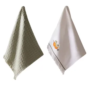 ست حوله و دستمال رطوبت گیر آشپزخانه مادام کوکو مدل Citrouille مجموعه دو عددی