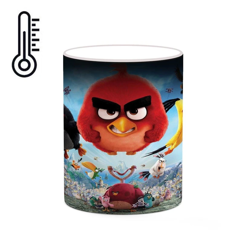 ماگ حرارتی کاکتی مدل بازی پرندگان خشمگین Angry Birds کد mgh27473