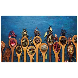 پادری مدل سه لایه طرح قاشق کد 1604 سایز 75x45 سانتی متر