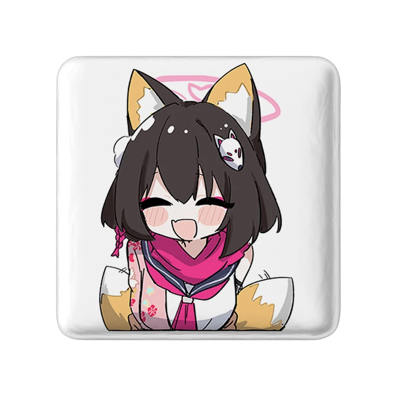 پیکسل خندالو طرح بازی آرشیو آبی (Blue Archive) مدل مربعی کد 34384