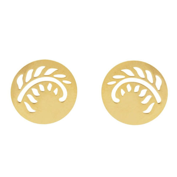 گوشواره طلا 18 عیار زنانه کانیار گالری کد GOA56