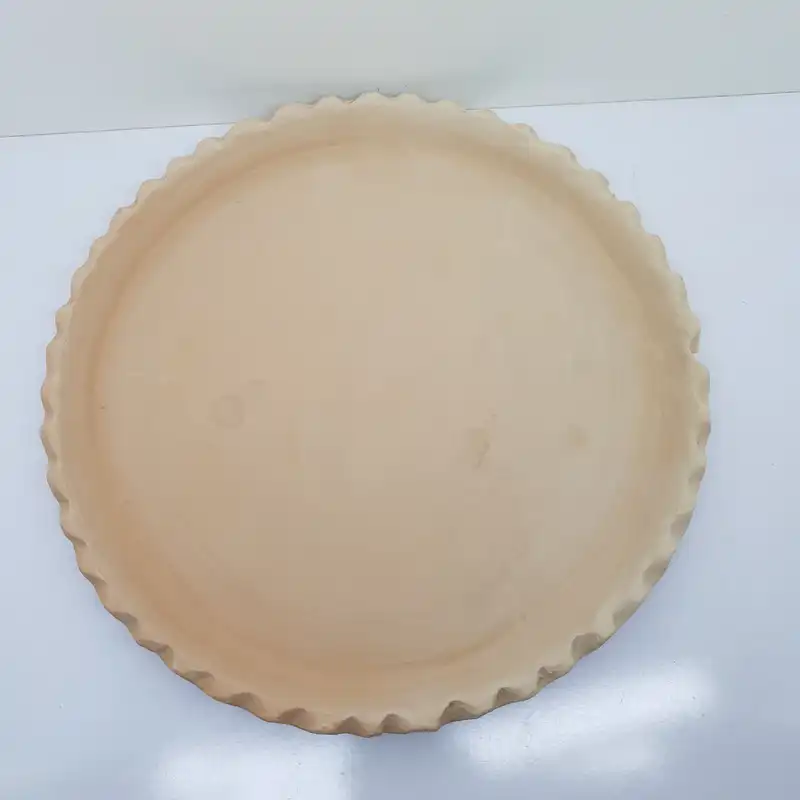 سینی سفالی مدل لبچین