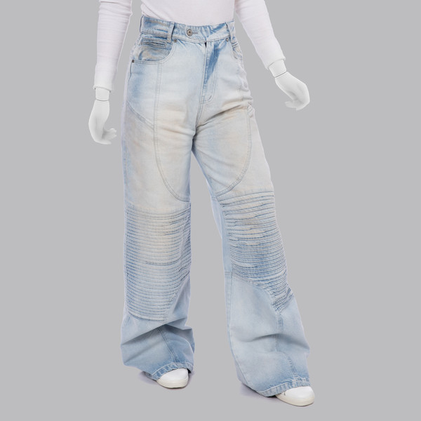 تخفیف شلوار جین بگ زنانه لوسیفر مدل W22129