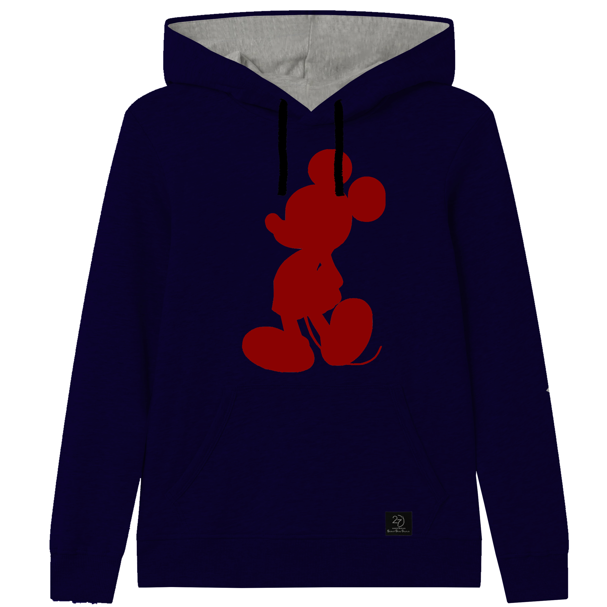 هودی دخترانه 27 مدل میکی موس کد F28 رنگ سرمه ای 