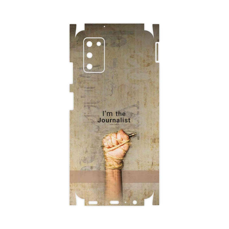 برچسب پوششی ماهوت مدل Journalist-FullSkin مناسب برای گوشی موبایل سامسونگ Galaxy A03S