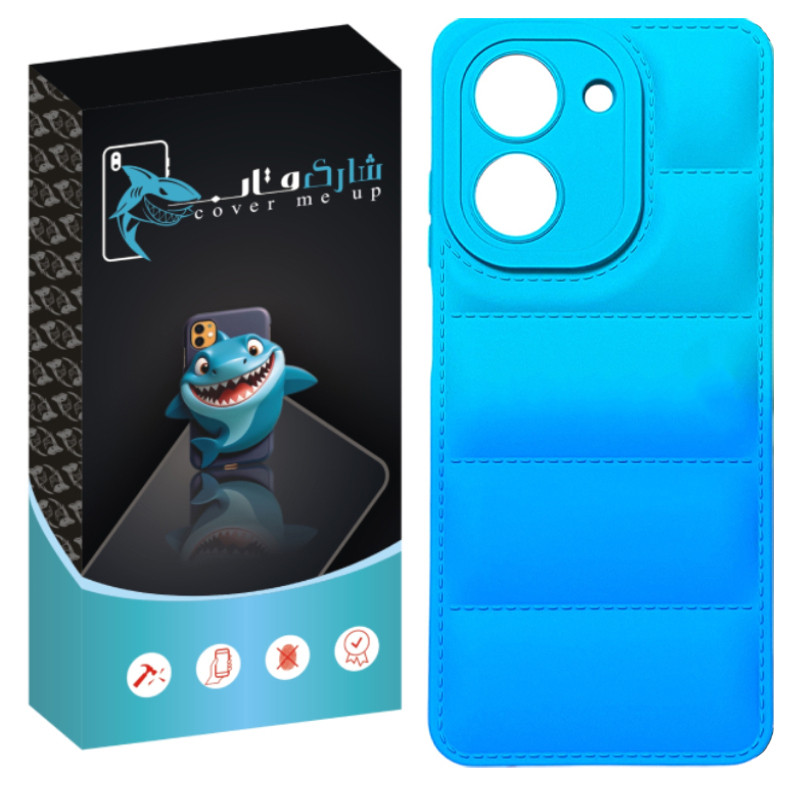 کاور شارک قاب مدل پافری مناسب برای گوشی موبایل شیائومی Redmi A5 / Poco C71