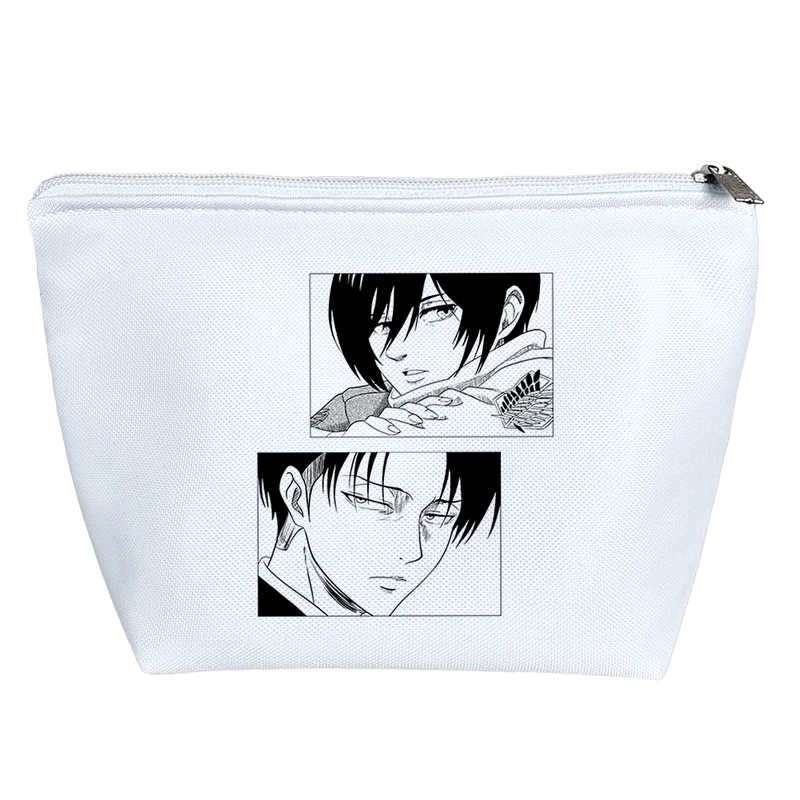 کیف لوازم آرایش دخترانه خندالو مدل میکاسا و لیوای انیمه اتک آن تایتان کد H365