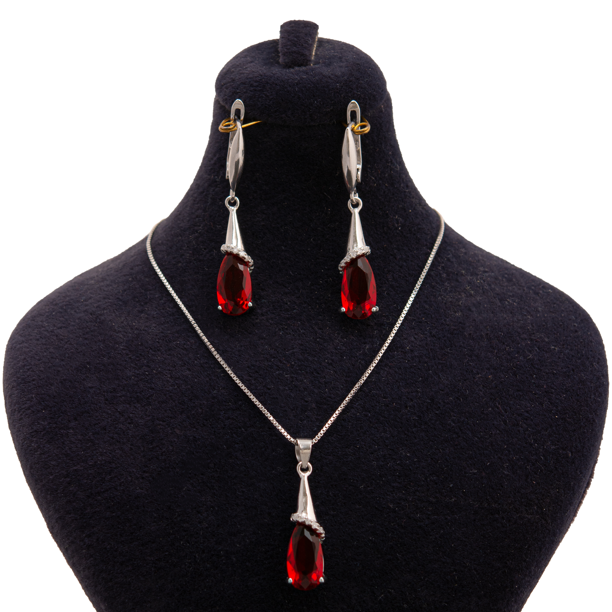 نیم ست نقره زنانه کد 2425