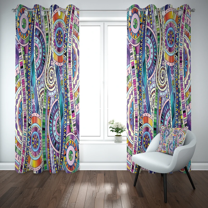 پرده مدل b2077 سایز 140×280 سانتی متر