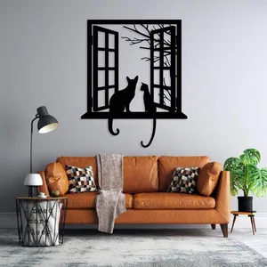 استیکر دیواری طرح قاب پنجره کد 003