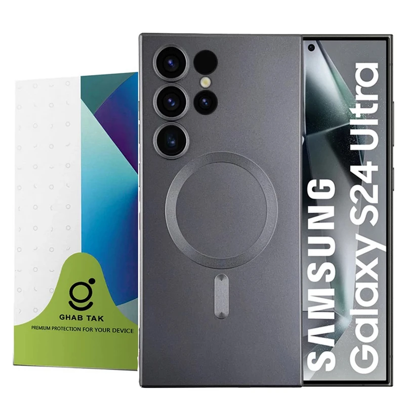 کاور قاب تک مدل QSeries magsafe مناسب برای گوشی موبایل سامسونگ Galaxy S24 Ultra