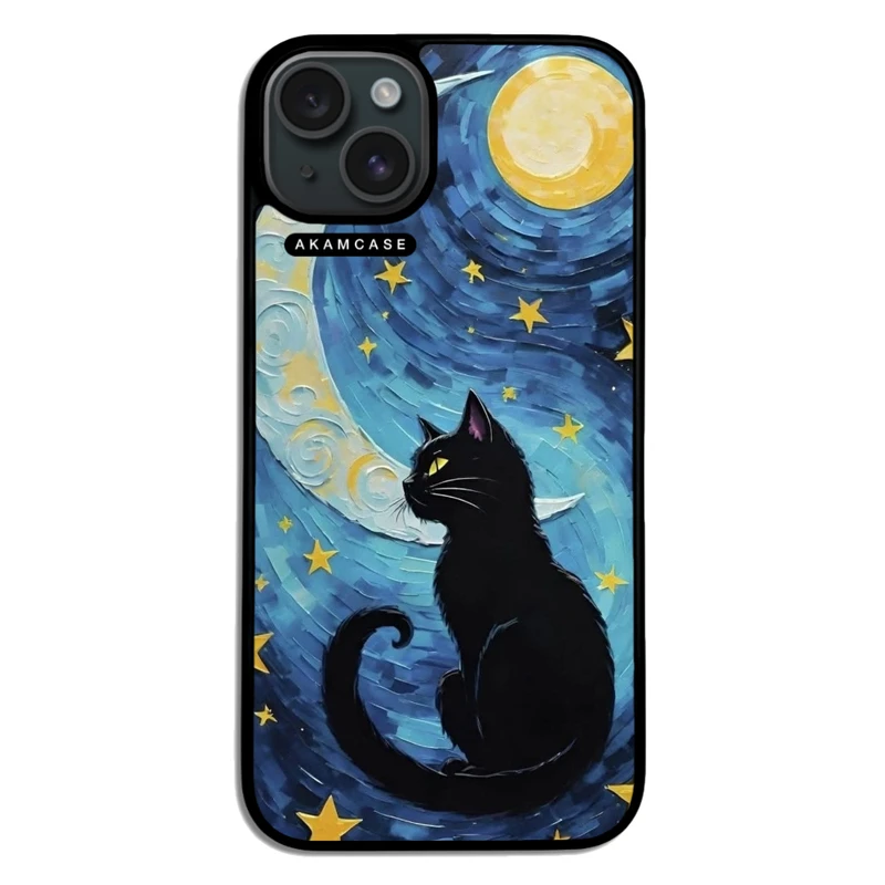 کاور آکام مدل AMC-WA15PLUS-CATS-33 مناسب برای گوشی موبایل اپل iPhone 15 Plus