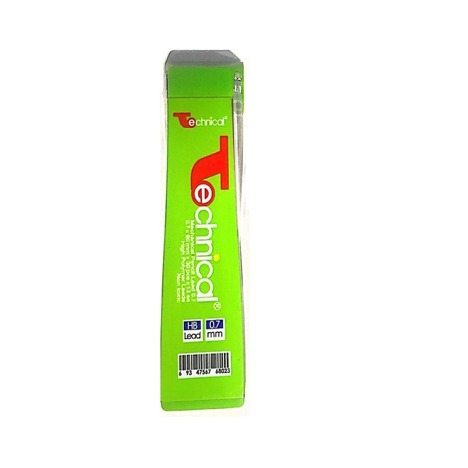 نوک مداد نوکی 0.7 میلی متری مدل Technical RED 0.7 30pcs بسته 5عددی نوک مداد نوکی 0.7 میلی متری مدل Technical RED 0.7 30pcs بسته 5عددی