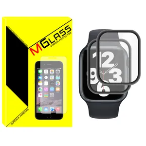 MGlass NMG Nano Screen Protector For Apple Watch Series 7 41mm Pack of 2
