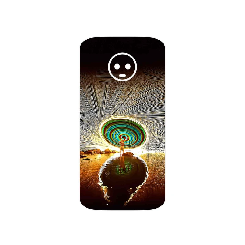 برچسب پوششی ماهوت مدل Night Light Fountain مناسب برای گوشی موبایل موتورولا Moto G6