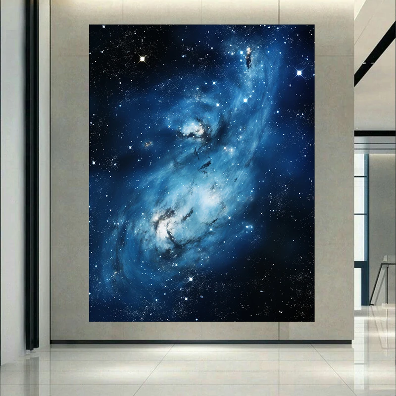 پوستر پارچه ای طرح کهکشان و ستارگان کد AR31951
