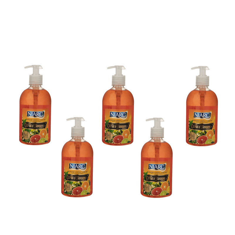 مایع دستشویی نیارو مدل بهار نارنج حجم 500 میلی لیتر بسته 5 عددی