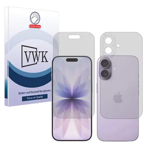 VWK Tough model matte screen protector suitable for Apple iPhone 17 mobile phone along with the back protector