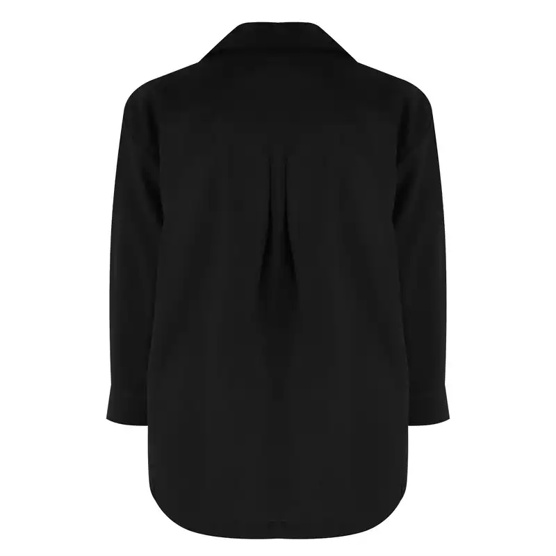 مانتو زنانه مدل HMS31 رنگ مشکی