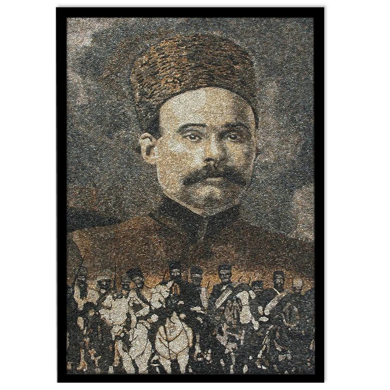 تابلو بکلیت طرح تاریخ ایران باقرخان مدل B-14364