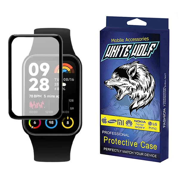 محافظ صفحه نمایش وایت ولف مدل W-PWM مناسب برای ساعت هوشمند شیائومی Mi Band 8 Pro