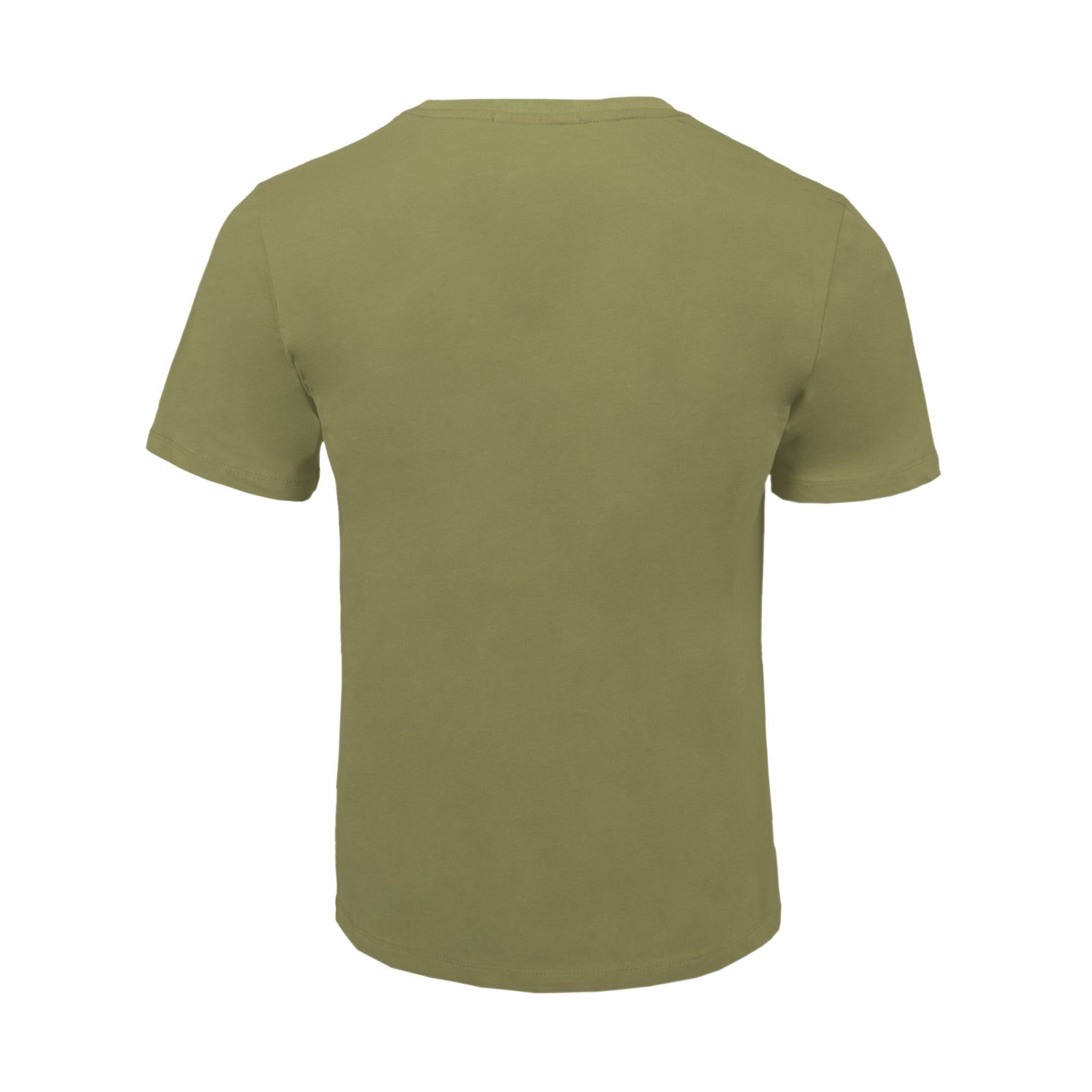 تی شرت آستین کوتاه مردانه الفردو مدل یقه گرد پنبه یک رو 2620203 رنگ سدری -  - 3