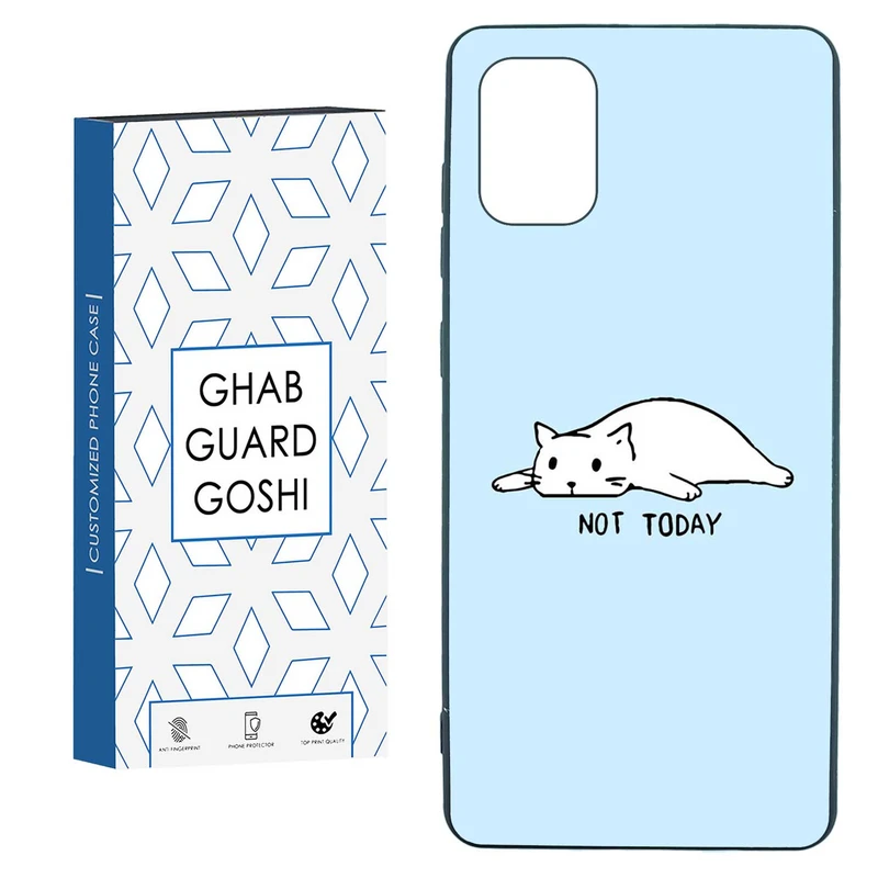 کاور قاب گارد گوشی طرح گربه کد TPU-002 مناسب برای گوشی موبایل سامسونگ  GALAXY A71