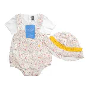 ست 3 تکه لباس نوزادی ایندیگو مدل گلدار 19765