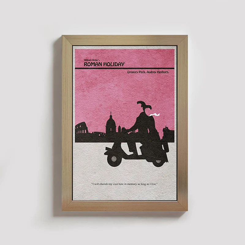 تابلو مدل فیلم roman holiday BE045