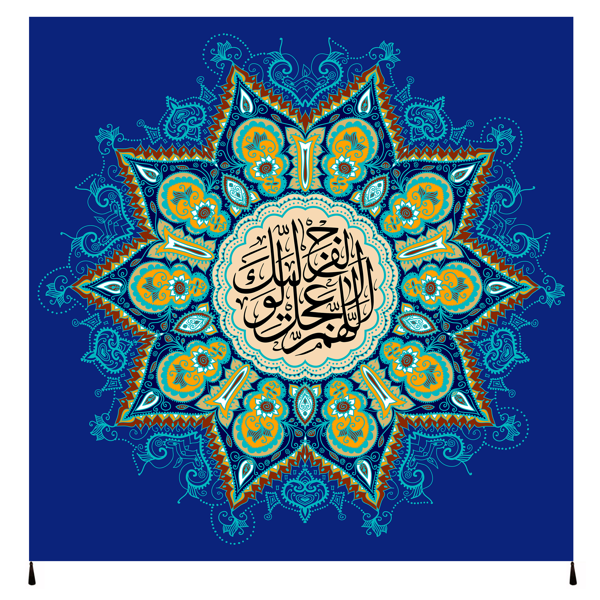 پرچم مدل اللهم عجل لولیک الفرج  امام زمان عج کد 38