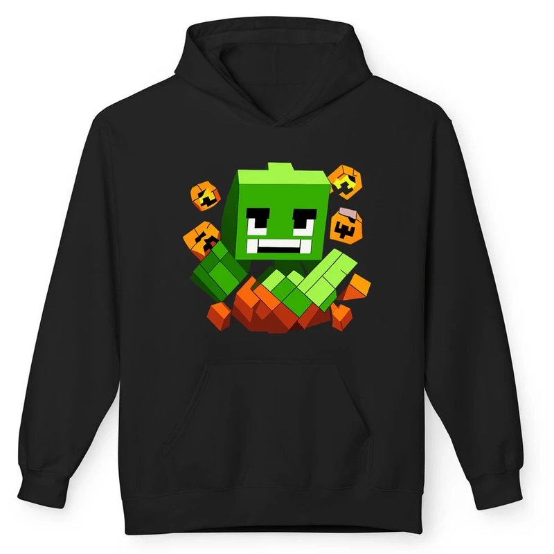 هودی مردانه پاد آفرین مدل گیم ماینکرفت minecraft game کد gp-154