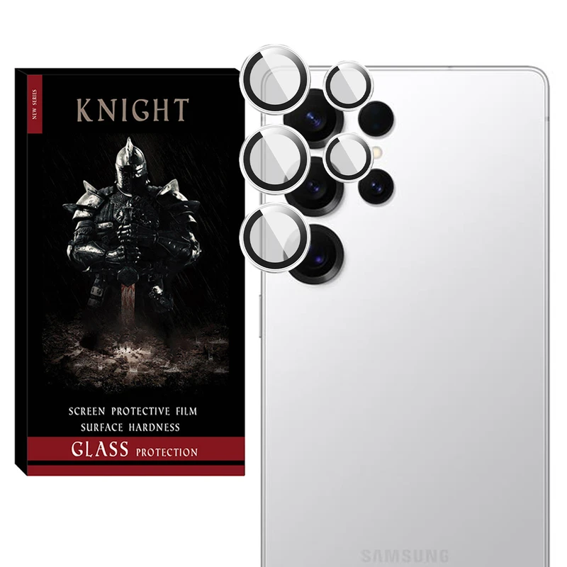 محافظ لنز دوربین نایت مدل RNG MTL KT مناسب برای گوشی موبایل سامسونگ Galaxy S24 Ultra