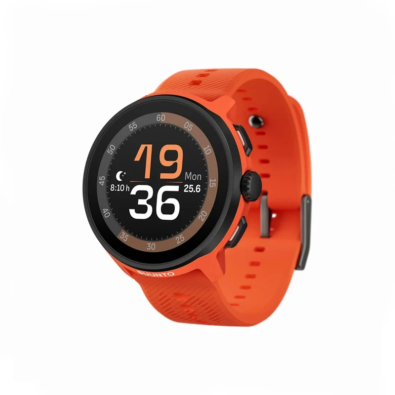 ساعت هوشمند 46 میلی متری سونتو مدل Suunto Run Coral Orange کد SS051275000 بند سیلیکونی