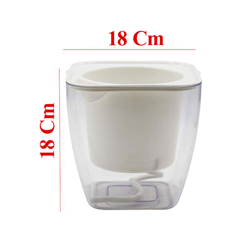 گلدان خودآبیار مدل fishtank 18 گلدان خودآبیار مدل fishtank 18