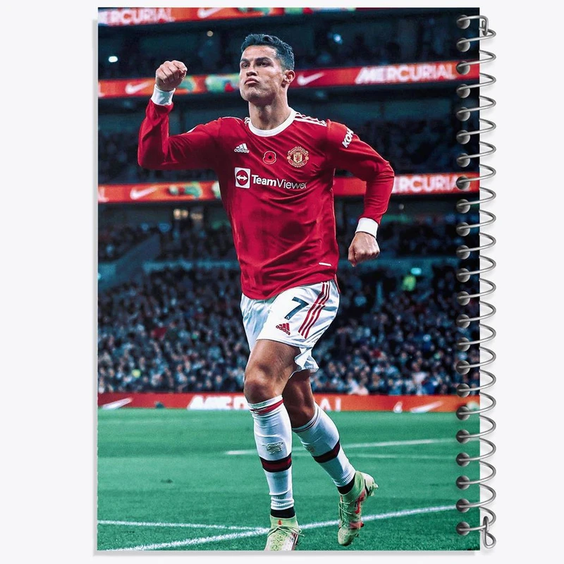 دفتر ژورنال نویسی 50 برگ خندالو مدل نقطه ای طرح کریستیانو رونالدو کد 13932