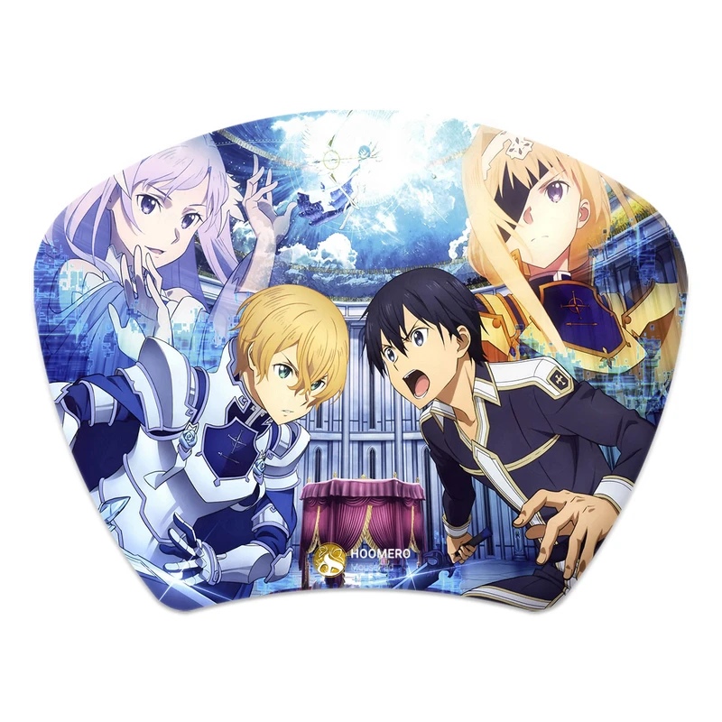 ماوس پد هومرو مدل MC1216 طرح انیمه شمشیرزنی آنلاین